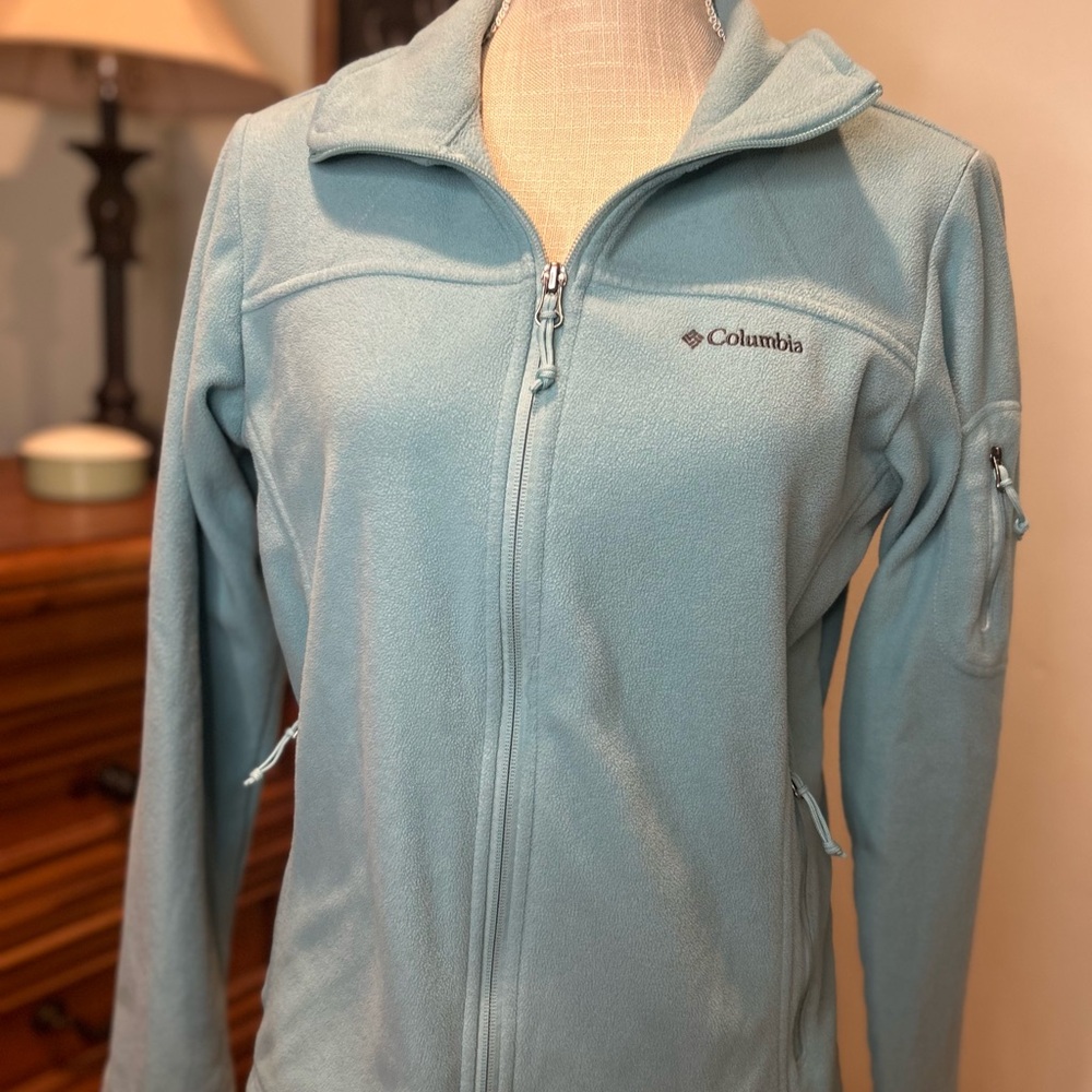 Columbia Women's Blue/Green Fleece Jacket